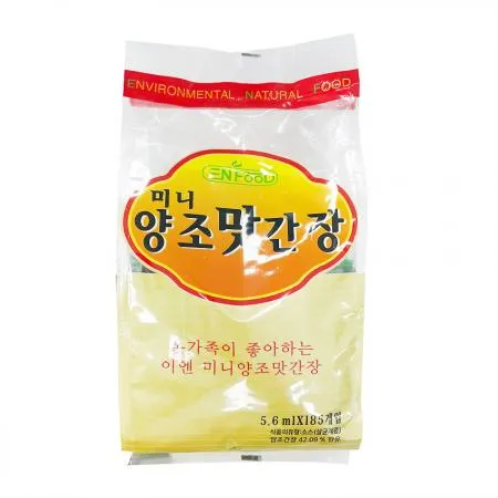 이엔푸드 양조간장(6g*185입 일회용 1.4Kg/EA)