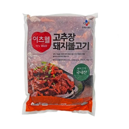 이츠웰 고추장돼지불고기(1Kg/EA)
