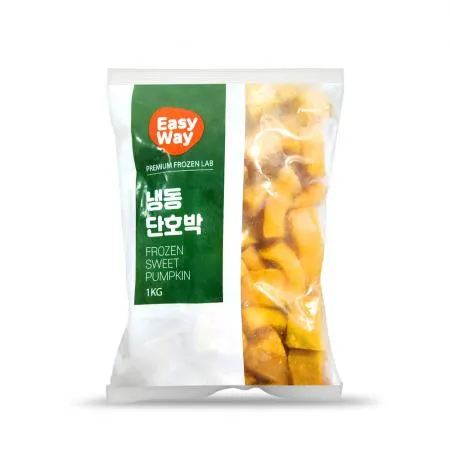 EasyWay냉동단호박(3~5cm절단_탈피 죽용 1Kg/EA)