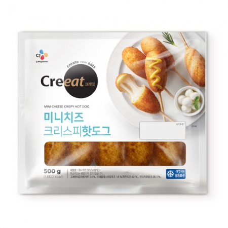 크레잇 미니치즈크리스피핫도그(50g*10입 500g/EA) 이미지