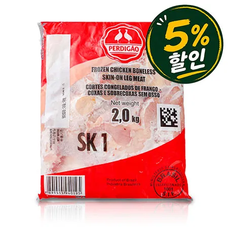 [5%쿠폰] 페르디가오 브라질 닭다리살 (2kg X 6개입 12kg/BOX) 닭정육