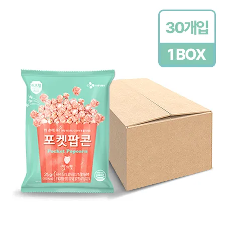 이츠웰 포켓팝콘(딸기맛 25g*30EA/BOX)