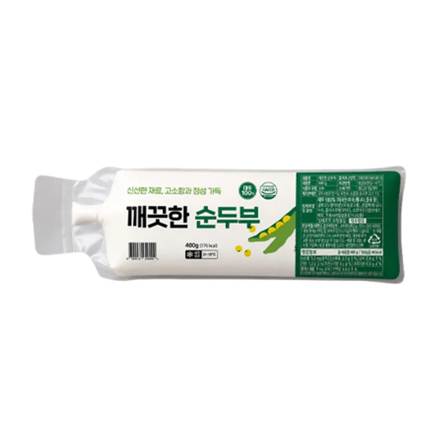 깨끗한 순두부(400g/EA) 이미지