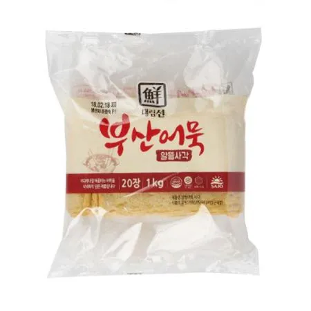 사조대림 사각어묵(알뜰 1Kg/EA) 어묵 오뎅 [원산지: 상세설명참조]