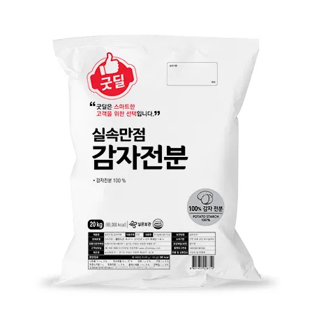 굿딜 감자전분(100% 20Kg/EA) [원산지: 상세설명참조]