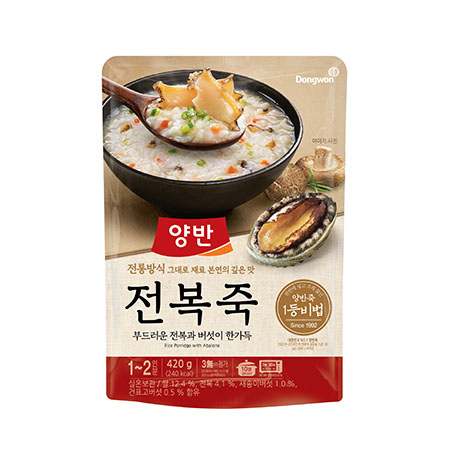 양반죽 전복죽(파우치 420g/EA)