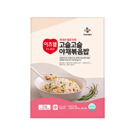 이츠웰 고슬고슬야채볶음밥(3Kg/EA) 볶음밥