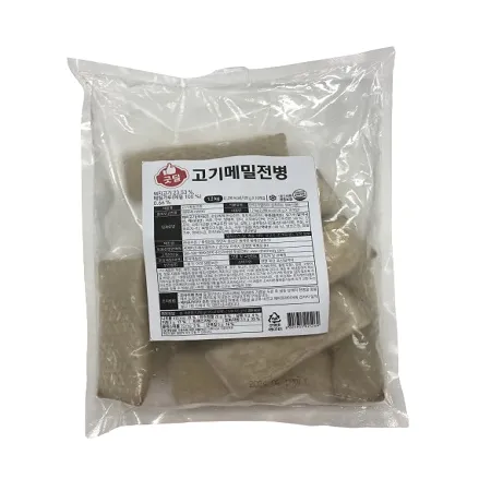 굿딜 고기메밀전병(순한맛_120g*10입 1.2Kg/EA)