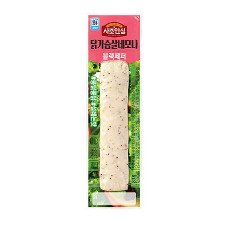 사조안심 닭가슴살네모나(블랙페퍼 80g/EA)