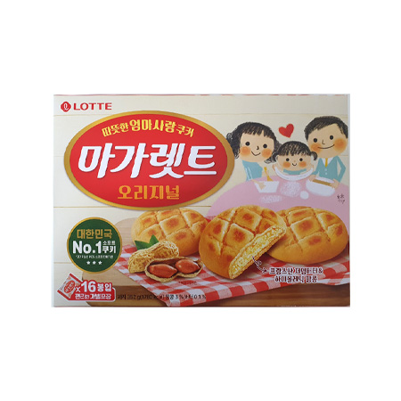 롯데제과 마가렛트(NEW_16개입 352g/EA)