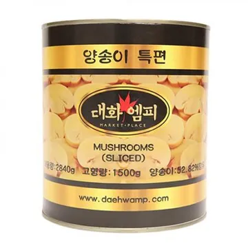 단풍 양송이캔(슬라이스 2.84Kg/EA)