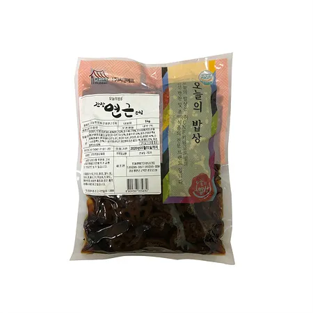 오늘의밥상 간장연근조림(1Kg/EA)  업소용 반찬