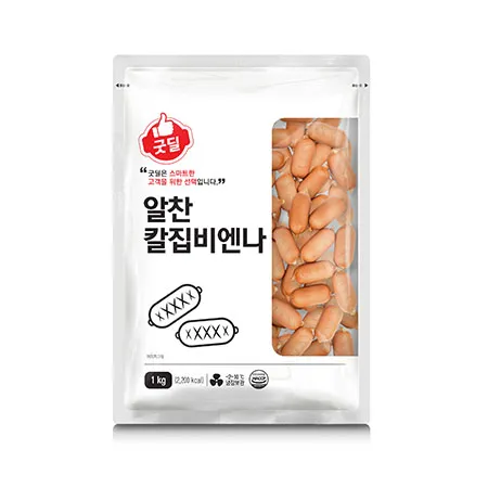 굿딜 알찬칼집비엔나소시지(9g*115±5개입 1Kg/EA)
