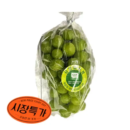 ★매일시장특가★ 샤인머스캣(1송이_600g내외 ) 초특가 과일 데코용 카페 생과