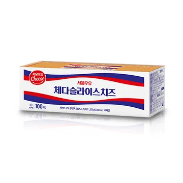 서울우유 체다치즈(슬라이스_18g*100입 1.8Kg/EA)