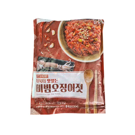 반찬단지 비빔오징어젓(1Kg/EA) 업소용 반찬