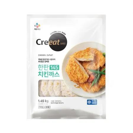 ★제당 초특가★ 크레잇 한판치킨까스(145g*10입 1.45Kg/EA) 치킨까스