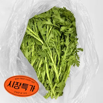 ★매일시장특가★ 쑥갓(상 500g/EA) 초특가 채소 야채