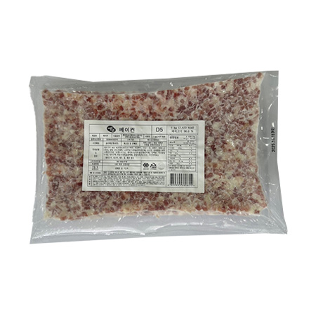 허스델리 베이컨(D5_삼겹_다이스 1Kg/EA)