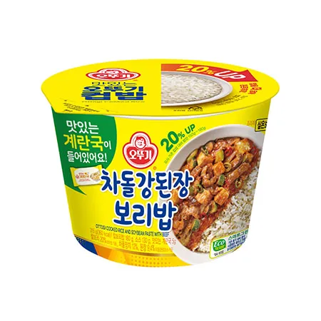 오뚜기 컵밥(차돌강된장보리밥_즉석국포함 315g/EA)