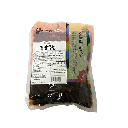 오늘의밥상 김밥우엉(1Kg/EA)  업소용 반찬