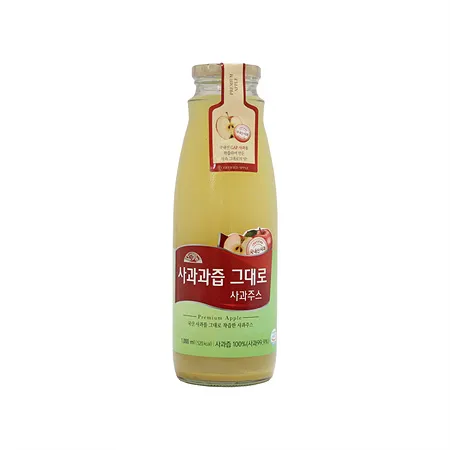 오가닉스토리 사과주스(1L_병_GAP_과즙그대로 1Kg/EA)