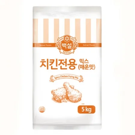 백설 치킨전용믹스(매운맛 5Kg/EA) [원산지: 상세설명참조]