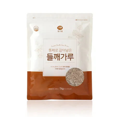 [10%쿠폰]  참고을 들깨가루 (통째로갈아넣은, 1Kg/EA)