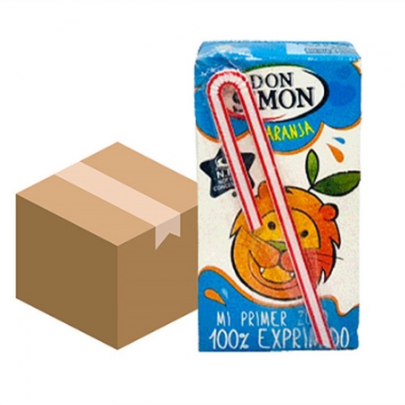 돈시몬 착즙오렌지주스(125ml_빨대포함 125g/EA)x40