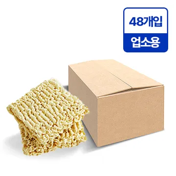 ※낱개포장아님※ 참라면 사리면(업소용 115g*48EA/BOX)덕용 라면사리 사리면