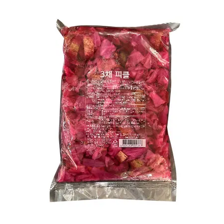 일미농수산 모듬피클(오이+적양배추+양파60% 1Kg/EA) 업소용 반찬