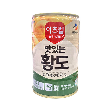이츠웰 황도캔(슬라이스_8절 400g/EA)