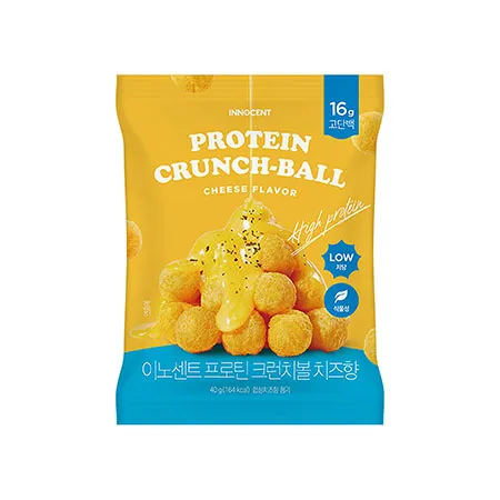 이노센트 프로틴크런치볼(치즈맛 40g/EA)