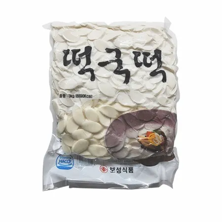 보성식품 쌀떡국떡(3Kg/EA)