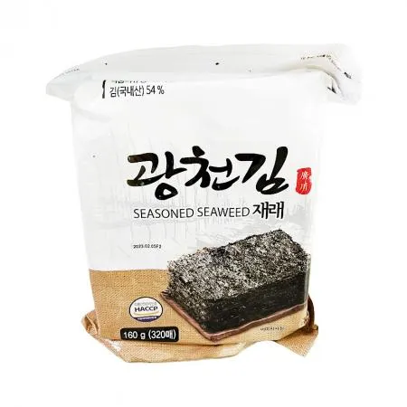 광천김 재래김(9절_320매 160g/EA)/국내산