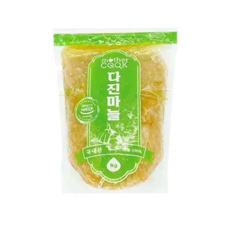★초특가★ 마더쿡 국산 냉장 간마늘 (1Kg ★지퍼백★) 해썹인증 Haccp 인증 초특가 다진마늘 행사 이미지