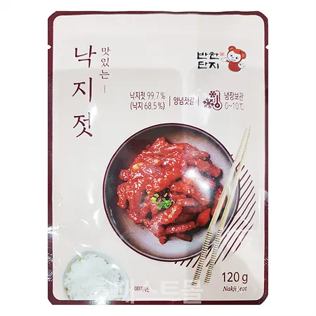 반찬단지 낙지젓갈(120g/EA)  업소용 반찬