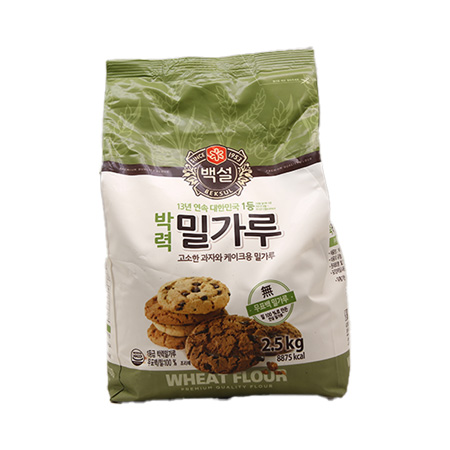 백설 밀가루(박력 2.5Kg/EA)