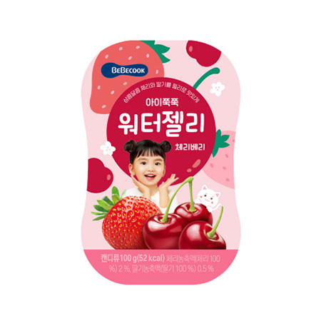 베베쿡 아이쭉쭉워터젤리(체리베리_100ml 100g/EA)