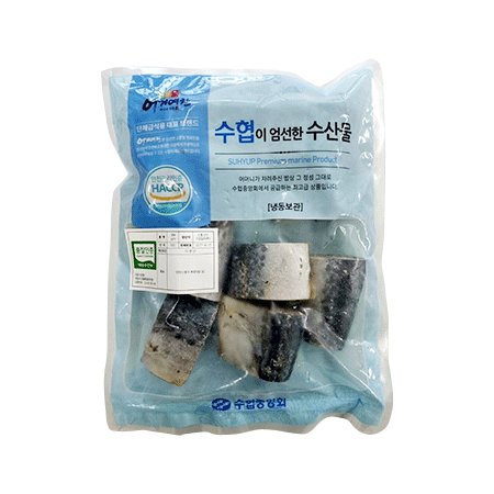 수협어기여찬 삼치(품질인증_내장제거_70~80g/토막 조림용 1Kg/EA)