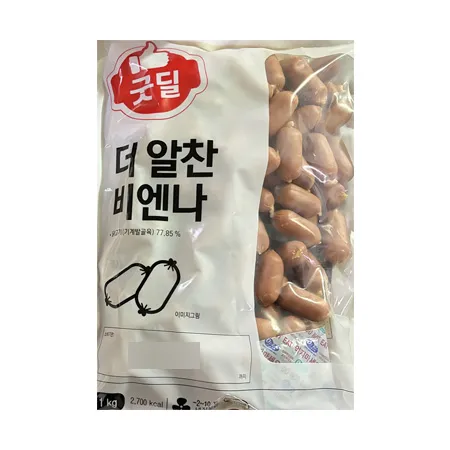 굿딜 엄선_비엔나소시지(NEW_8g×125입±5입 1Kg/EA)