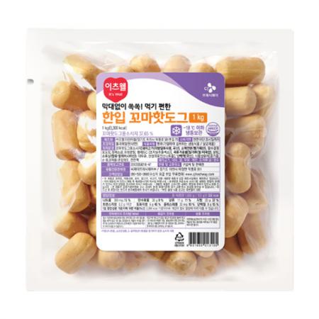 이츠웰 한입꼬마핫도그(56입내외 저장용 1Kg/EA)