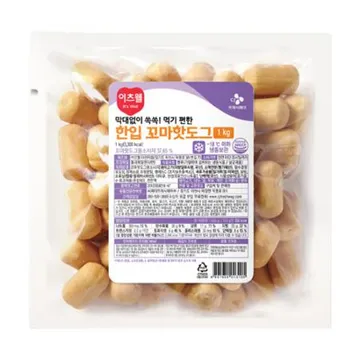 이츠웰 한입꼬마핫도그(56입내외 저장용 1Kg/EA)