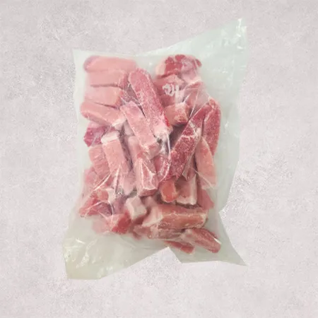 ♥정육특가♥ 돈등심 (1.5cm*1.5cm*길이규격없음, 미국산, 냉동 1Kg/EA) 탕수육용 이미지
