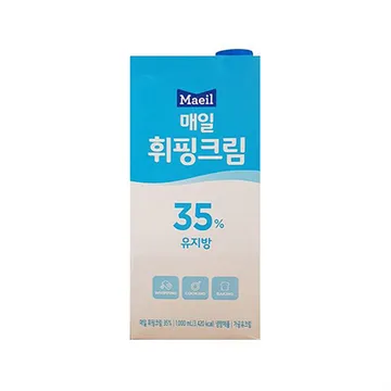 매일유업 휘핑크림(동물성 35%_수입OEM 1Kg/EA) 생크림