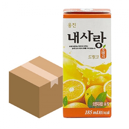 내사랑 오렌지주스(팩_185ML 185g/EA)x24
