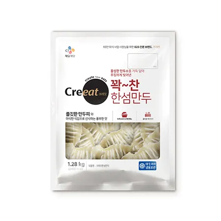 ★제당 초특가★크레잇 한섬만두(64g*20±2입 1.28Kg/EA) 이미지