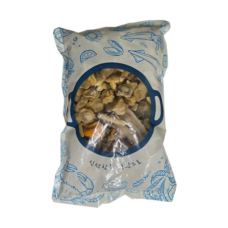 ♥수산특가♥해물모둠(오징어채+홍합살+바지락살+자숙가리비살+홍새우살 600g/EA) 해물 모듬 안주 짬뽕