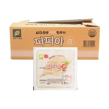 파파야 단무지(백색_11mm 김밥용 2.5Kg/EA) 업소용 반찬