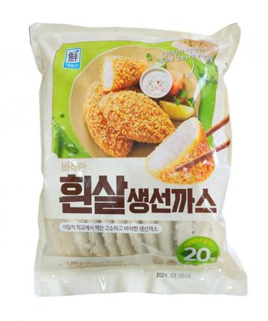 대림선 바삭한흰살생선까스(60g*20개입 1.2Kg/EA)
